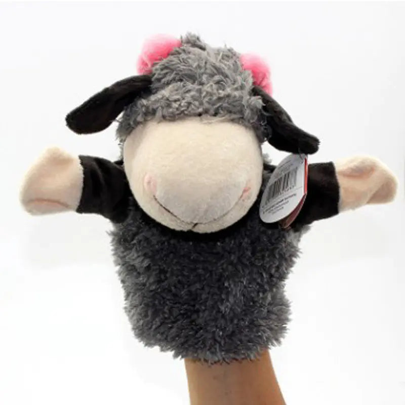 Plush Cartoon Animal Puppets for Early Education