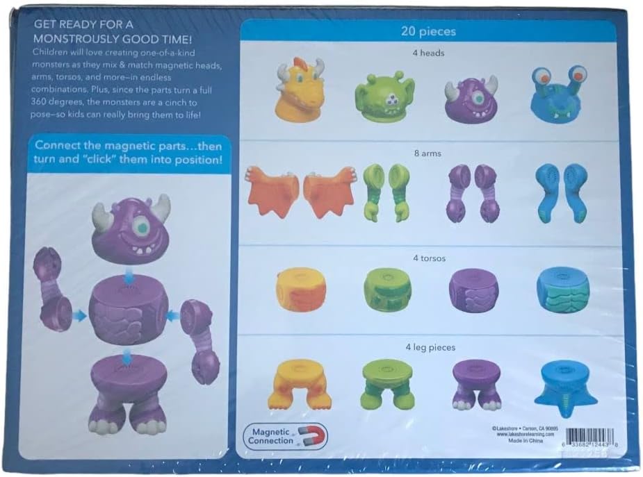 Lakeshore Create and Play Magnetic Monsters