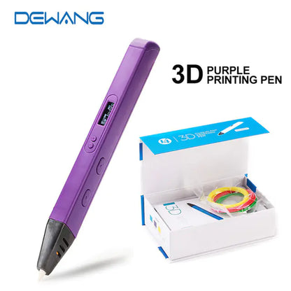 3D Pen Professional Set with OLED Screen and USB Accessories