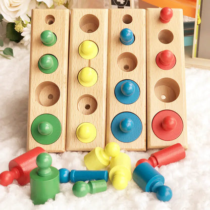 Montessori Early Education Sensory Blocks for Toddlers