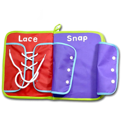 3D Fabric Book for Babies - Montessori Educational Toy