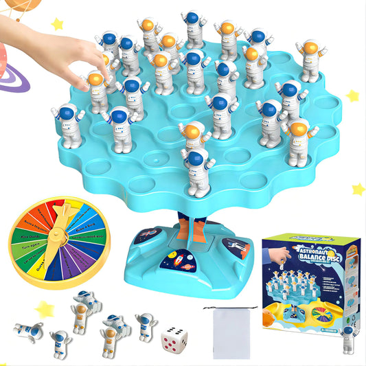 Yeopopshop Astronaut Balance Game，Balance Board Game，Two-Player Balanced Tree Board Game Montessori Astronaut Balance Tree Educational Toys Children Desktop Game Gift for Boys Girls