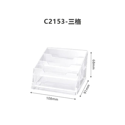 Acrylic Business Card Holder with Creative Design