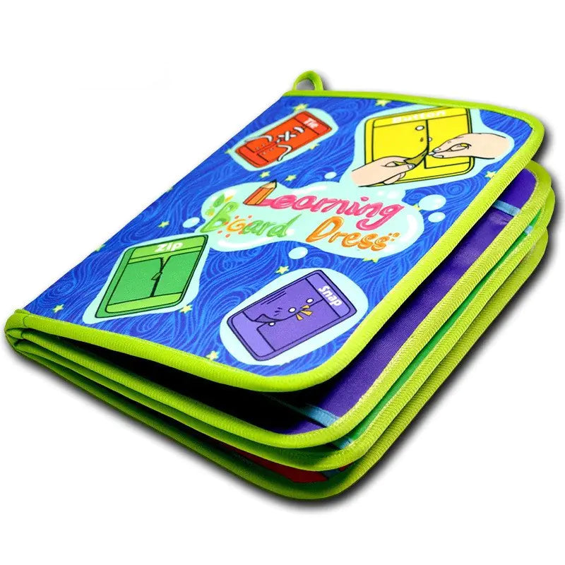 3D Fabric Book for Babies - Montessori Educational Toy