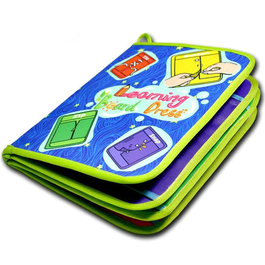 3D Fabric Book for Babies - Montessori Educational Toy
