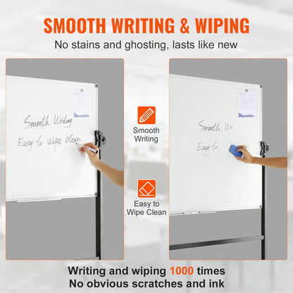 Rolling Double-Sided Magnetic Whiteboard
