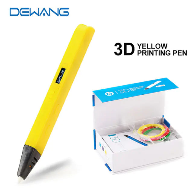 3D Pen Professional Set with OLED Screen and USB Accessories