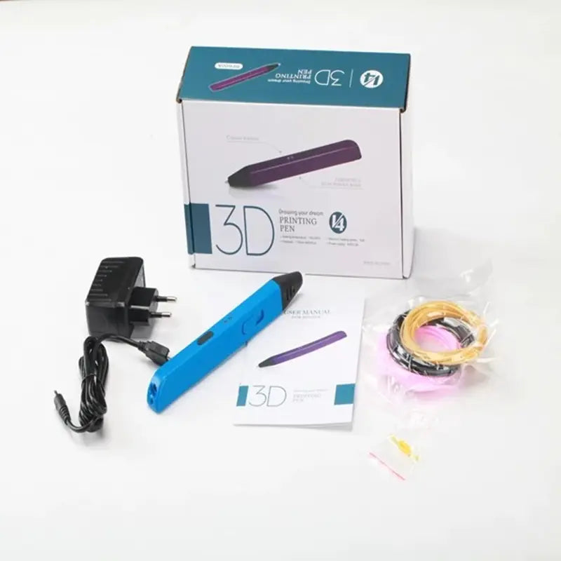 3D Pen Professional Set with OLED Screen and USB Accessories