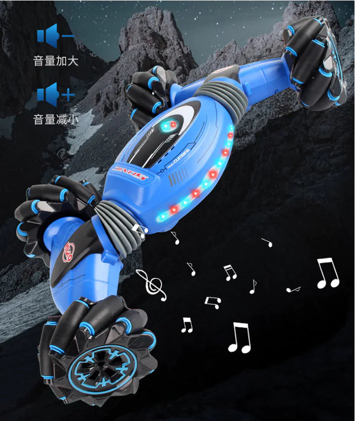 Double-Sided Stunt Car with Remote Control Transforming